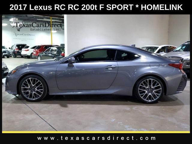 used 2017 Lexus RC 200t car, priced at $24,760