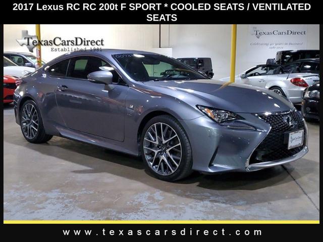 used 2017 Lexus RC 200t car, priced at $24,760