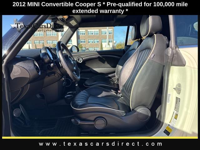 used 2012 MINI Cooper S car, priced at $10,994