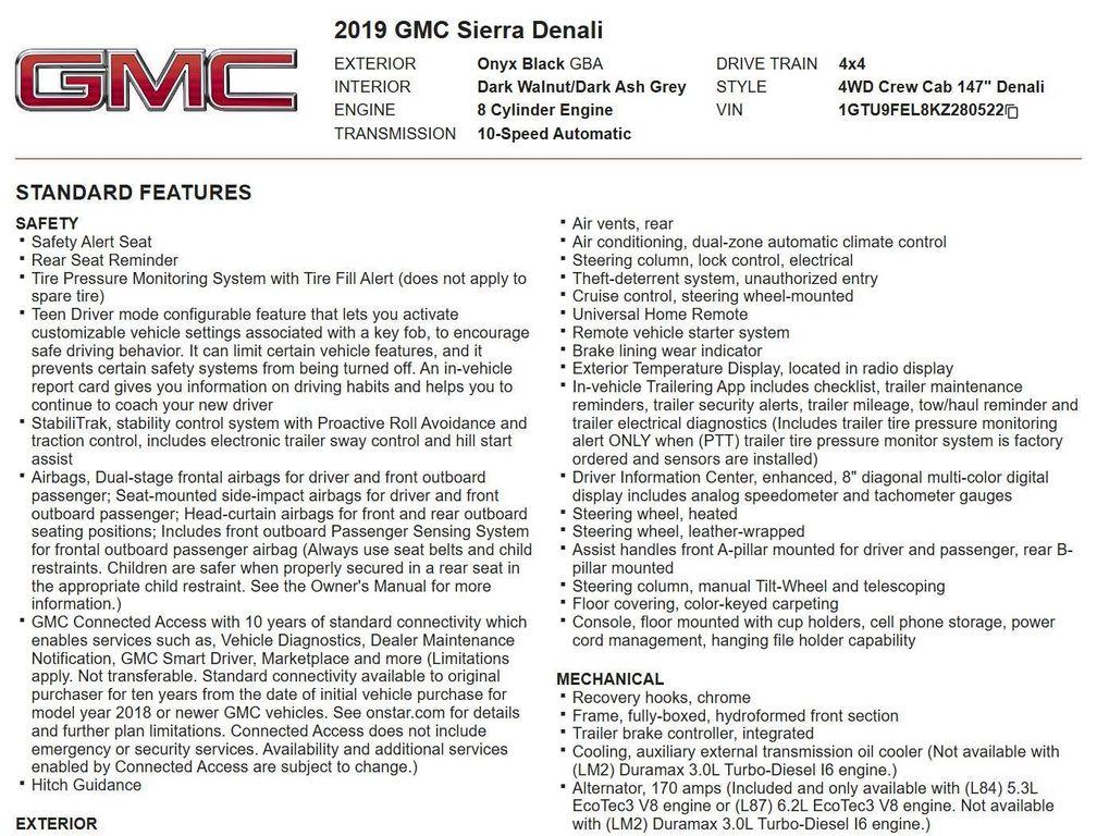 used 2019 GMC Sierra 1500 car, priced at $34,980