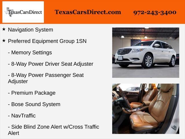 used 2015 Buick Enclave car, priced at $13,889