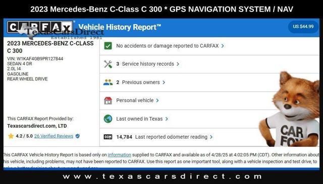 used 2023 Mercedes-Benz C-Class car, priced at $36,488