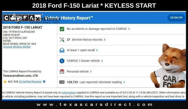 used 2018 Ford F-150 car, priced at $25,989