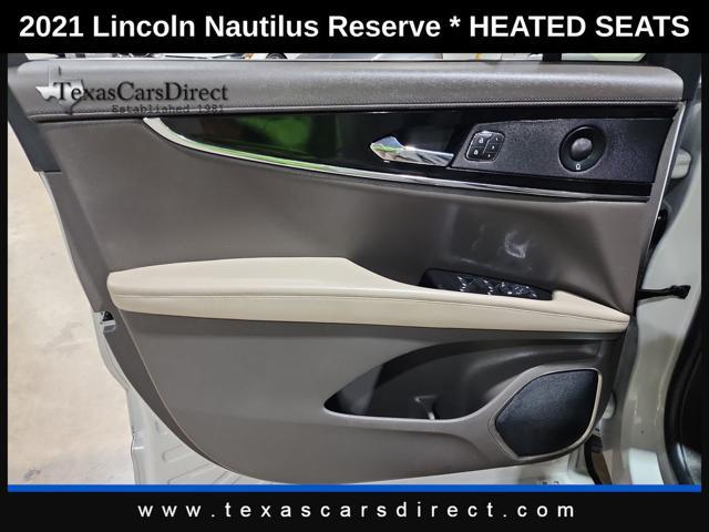 used 2021 Lincoln Nautilus car, priced at $31,988