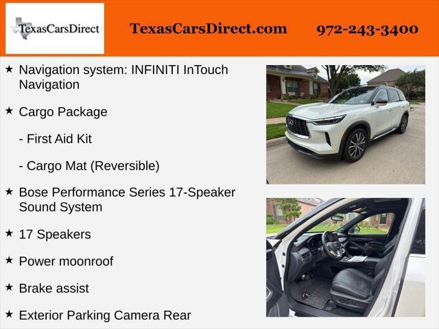 used 2024 INFINITI QX60 car, priced at $54,998