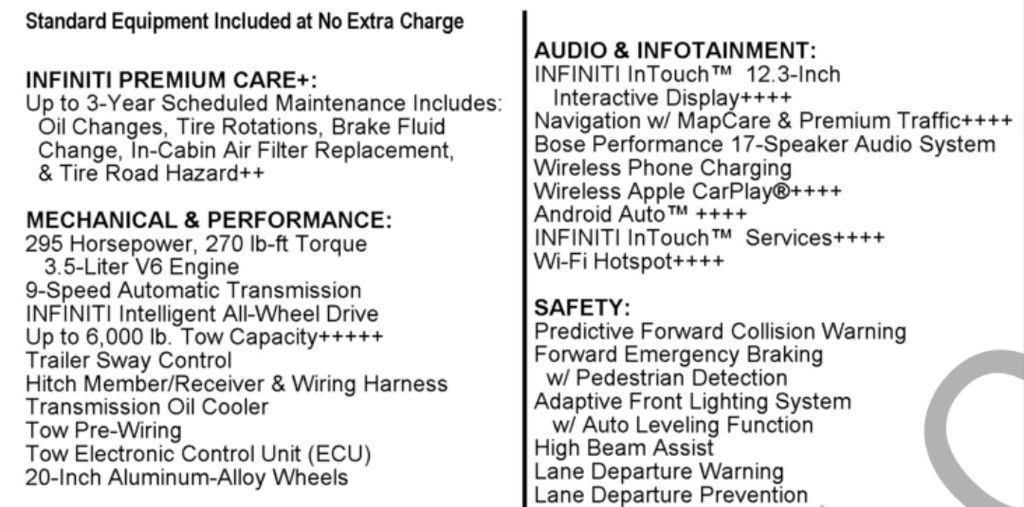 used 2024 INFINITI QX60 car, priced at $53,980