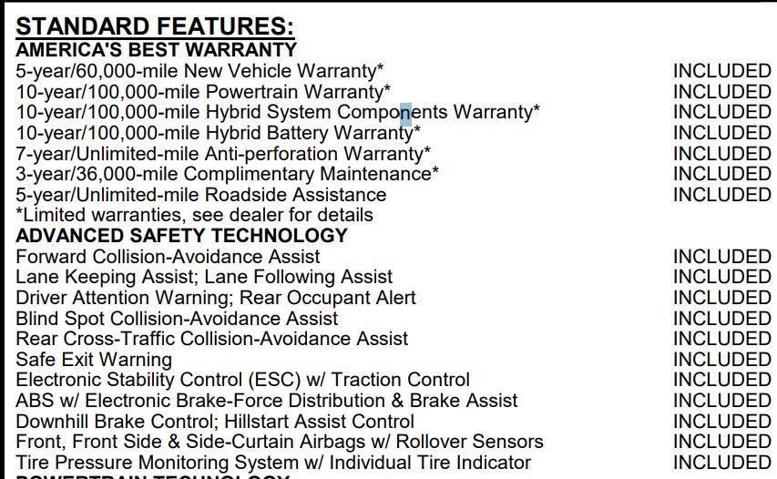 used 2022 Hyundai TUCSON Hybrid car, priced at $18,988
