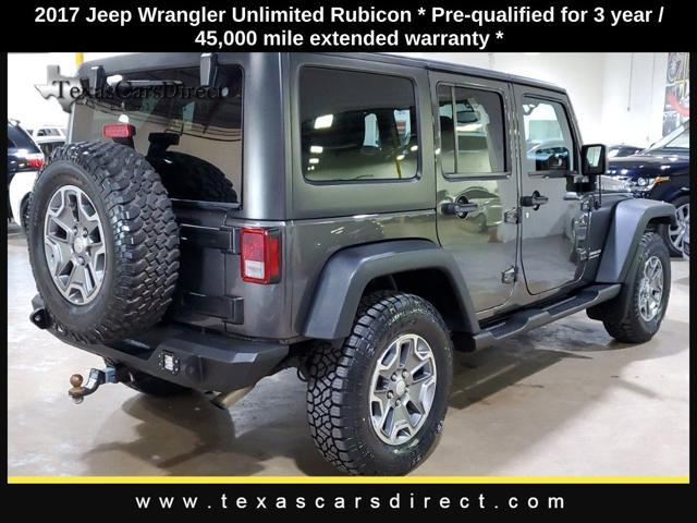 used 2017 Jeep Wrangler Unlimited car, priced at $24,524