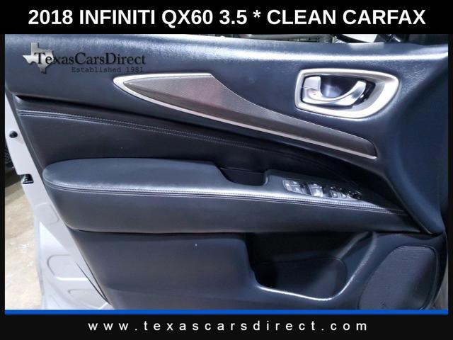 used 2018 INFINITI QX60 car, priced at $15,490