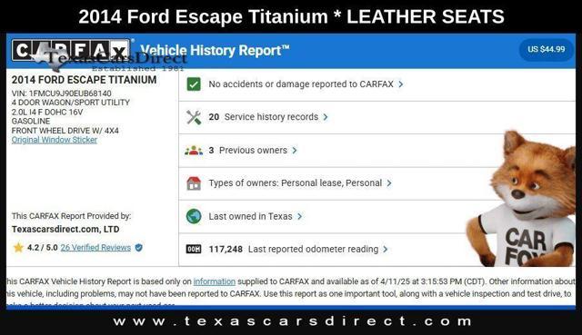 used 2014 Ford Escape car, priced at $8,498