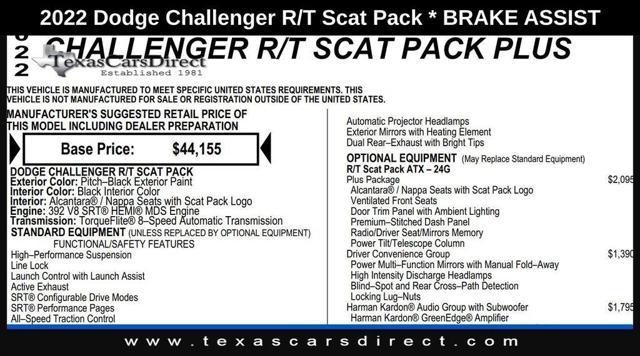 used 2022 Dodge Challenger car, priced at $39,840