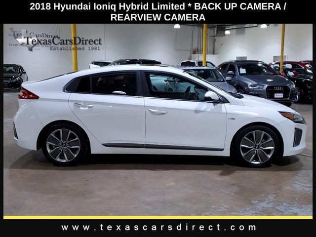 used 2018 Hyundai Ioniq Hybrid car, priced at $10,998