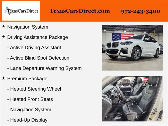 used 2019 BMW X3 car, priced at $27,988
