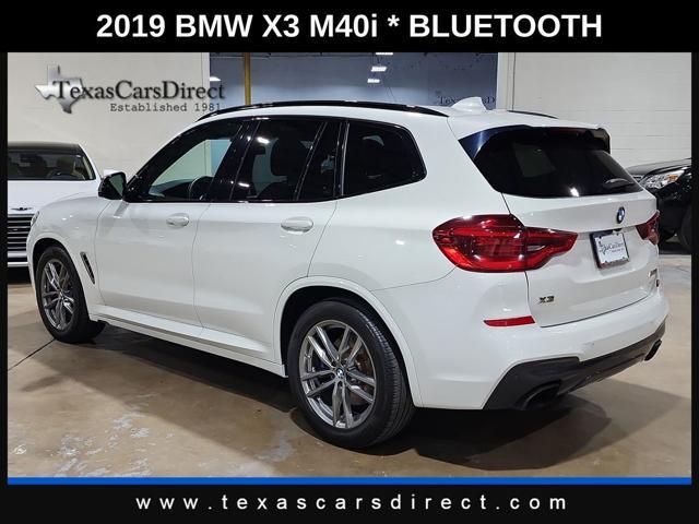 used 2019 BMW X3 car, priced at $27,988