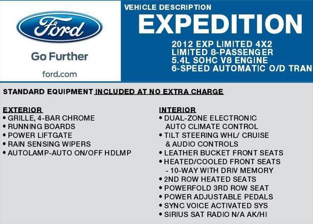 used 2012 Ford Expedition car, priced at $7,899