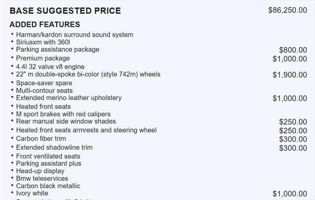 used 2021 BMW X6 car, priced at $52,998