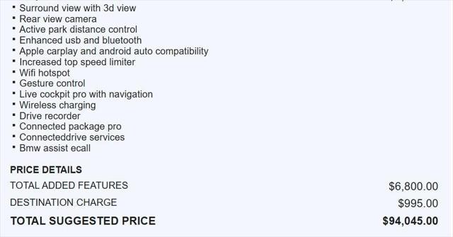 used 2021 BMW X6 car, priced at $52,998