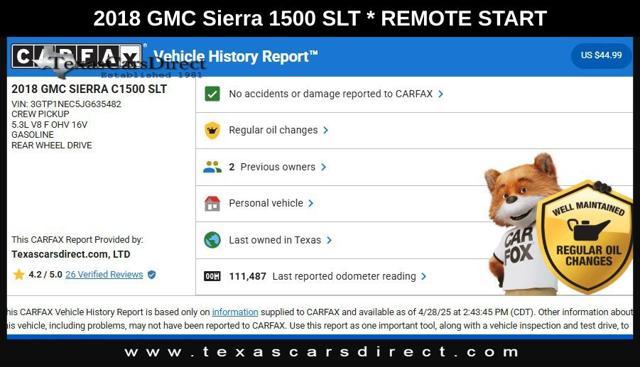 used 2018 GMC Sierra 1500 car, priced at $25,894