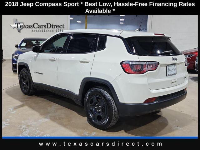 used 2018 Jeep Compass car, priced at $13,995