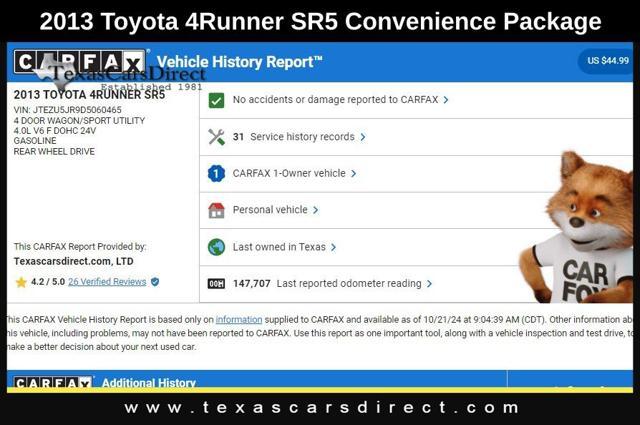 used 2013 Toyota 4Runner car, priced at $17,949