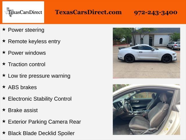 used 2020 Ford Mustang car, priced at $18,924