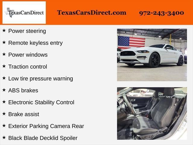 used 2020 Ford Mustang car, priced at $18,924