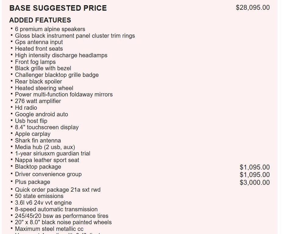 used 2019 Dodge Challenger car, priced at $13,980