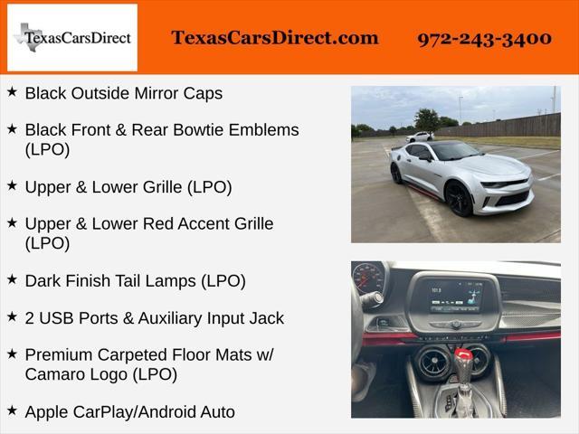 used 2018 Chevrolet Camaro car, priced at $17,899