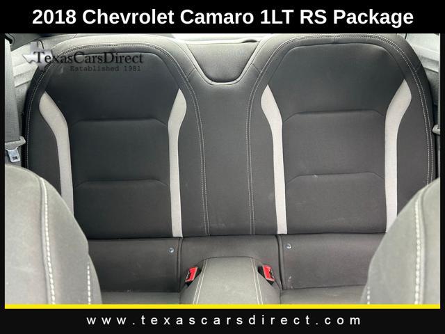 used 2018 Chevrolet Camaro car, priced at $17,899