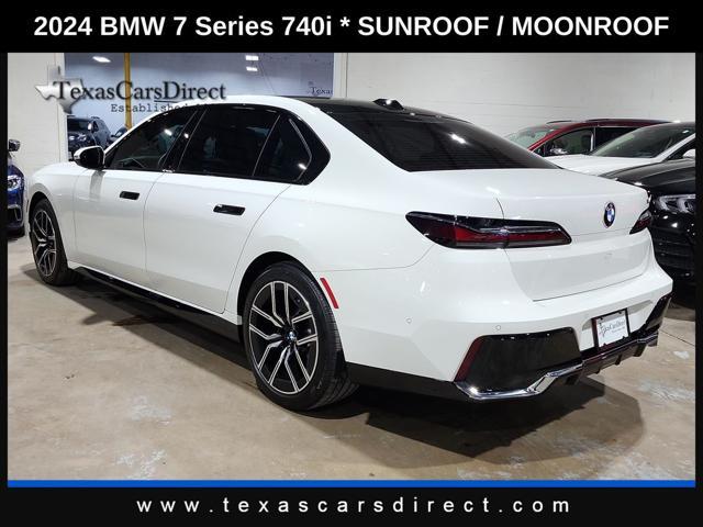 used 2024 BMW 740 car, priced at $75,793