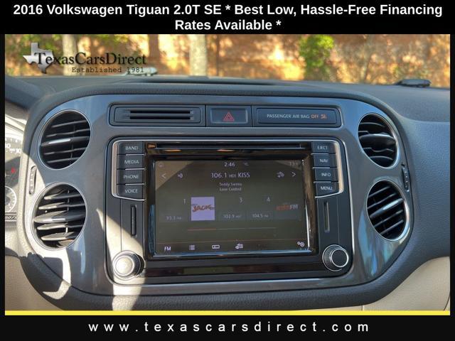 used 2016 Volkswagen Tiguan car, priced at $11,899