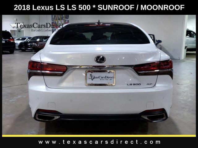 used 2018 Lexus LS 500 car, priced at $37,998