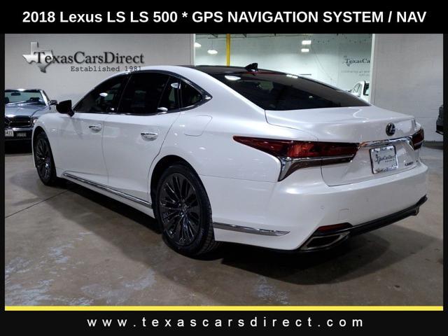 used 2018 Lexus LS 500 car, priced at $37,998