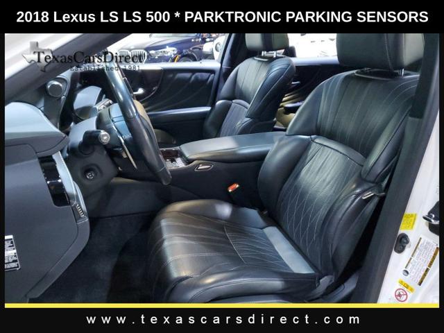 used 2018 Lexus LS 500 car, priced at $37,998