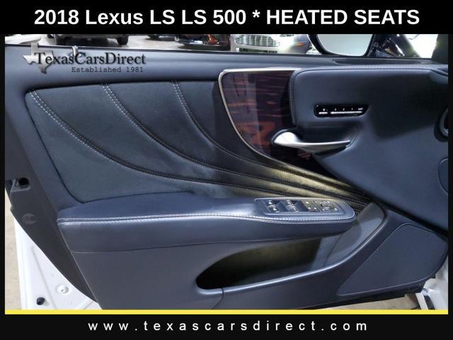 used 2018 Lexus LS 500 car, priced at $37,998