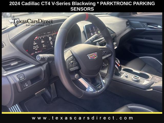 used 2024 Cadillac CT4-V car, priced at $64,899