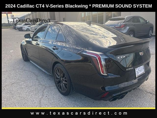 used 2024 Cadillac CT4-V car, priced at $64,899