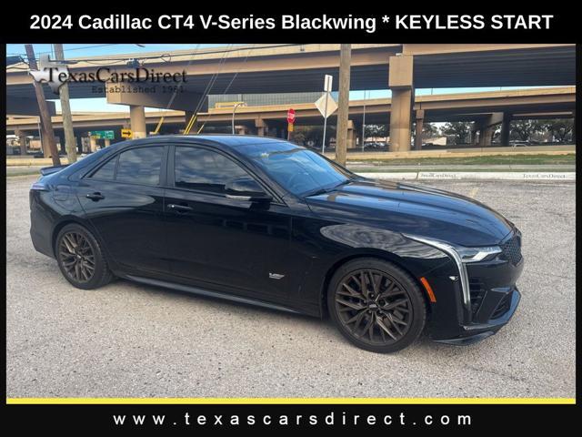 used 2024 Cadillac CT4-V car, priced at $64,899