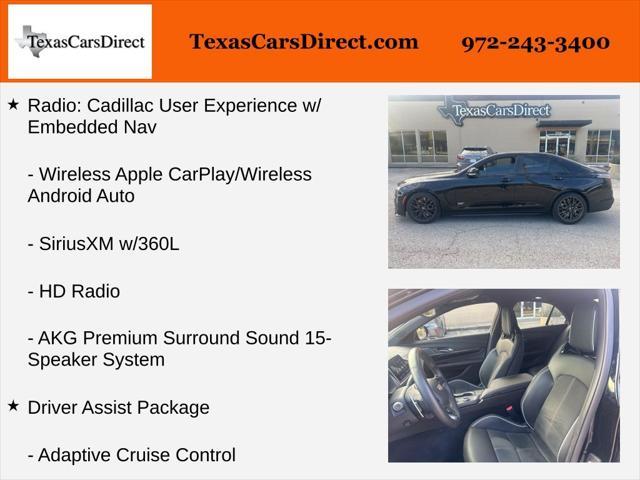 used 2024 Cadillac CT4-V car, priced at $64,899