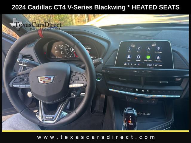 used 2024 Cadillac CT4-V car, priced at $64,899