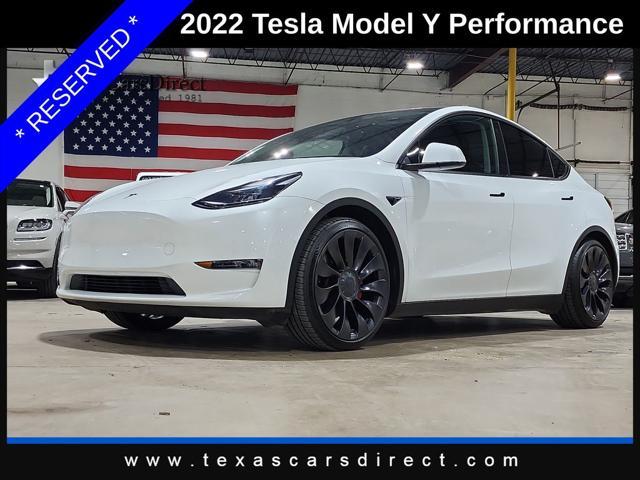 used 2022 Tesla Model Y car, priced at $27,989