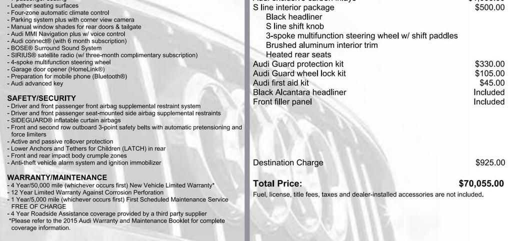 used 2015 Audi Q7 car, priced at $13,498