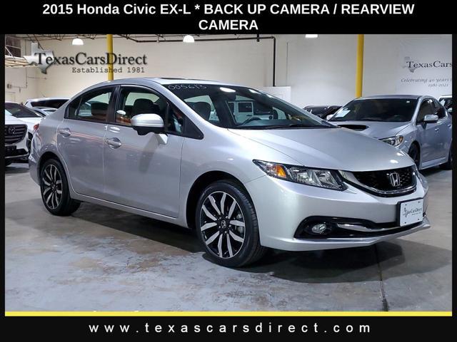 used 2015 Honda Civic car, priced at $16,915