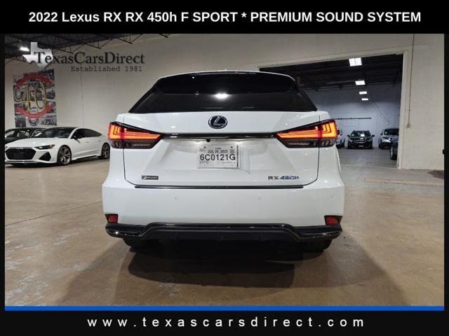used 2022 Lexus RX 450h car, priced at $47,708