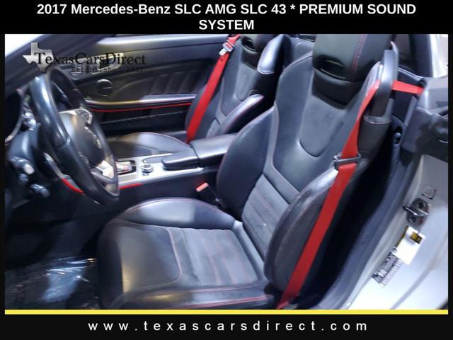 used 2017 Mercedes-Benz AMG SLC 43 car, priced at $26,995