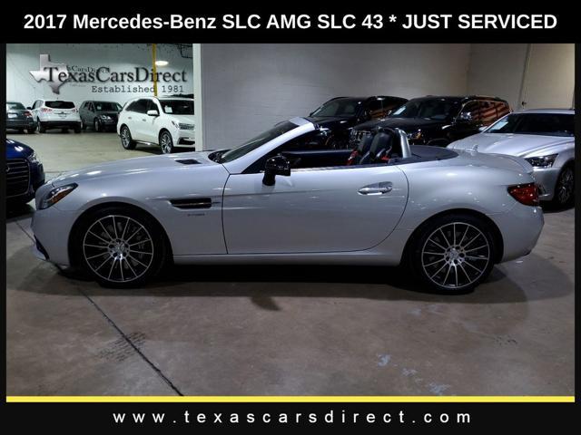 used 2017 Mercedes-Benz AMG SLC 43 car, priced at $26,995