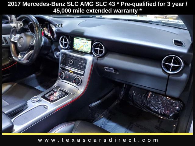 used 2017 Mercedes-Benz AMG SLC 43 car, priced at $26,995