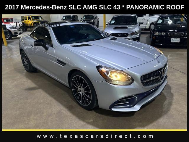 used 2017 Mercedes-Benz AMG SLC 43 car, priced at $26,995