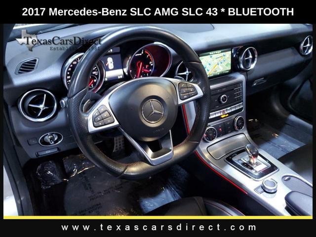 used 2017 Mercedes-Benz AMG SLC 43 car, priced at $26,995