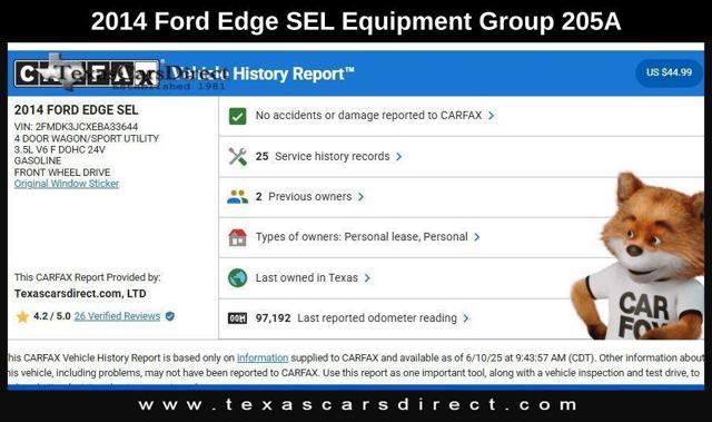 used 2014 Ford Edge car, priced at $11,995